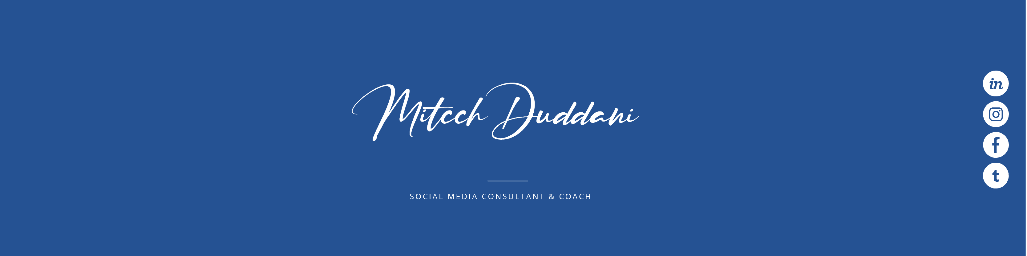 Mitcch Duddani LinkedIn Cover Photo