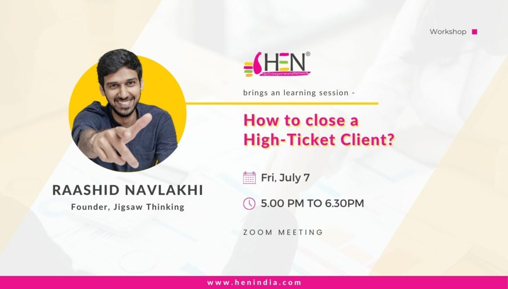 How to close high-ticket client - HEN Meet
