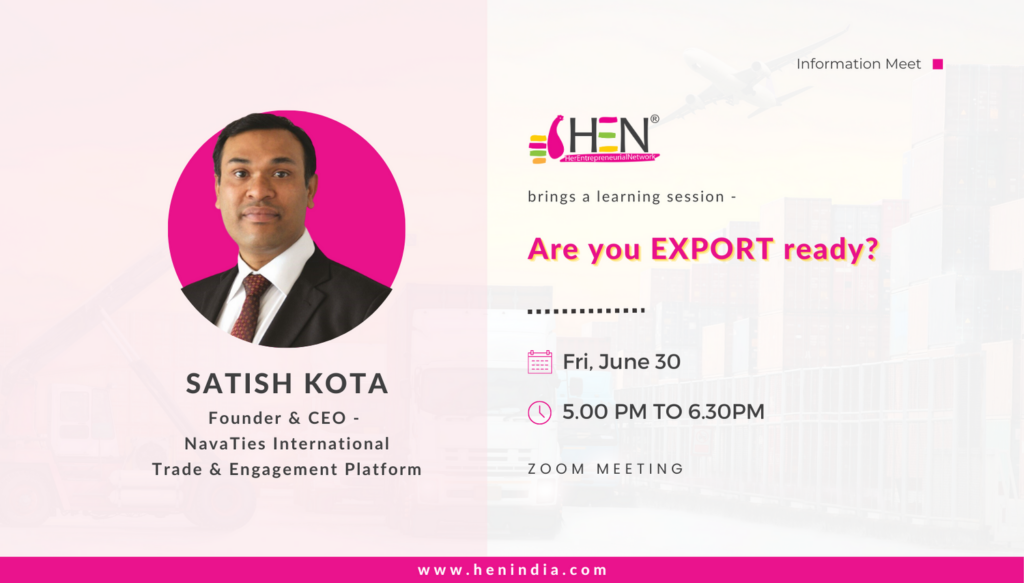 Are you Export ready? by Satish Kota