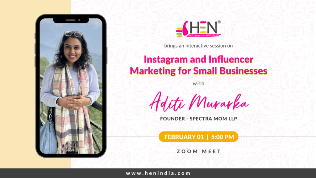 Instagram & Influencer Marketing for Small Businesses - Aditi Murarka