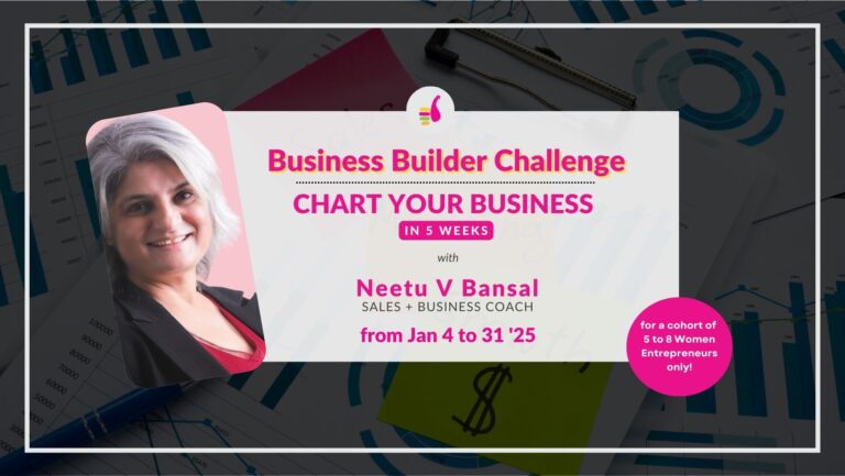 5-Week Sales Business Bootcamp with Neetu V Bansal