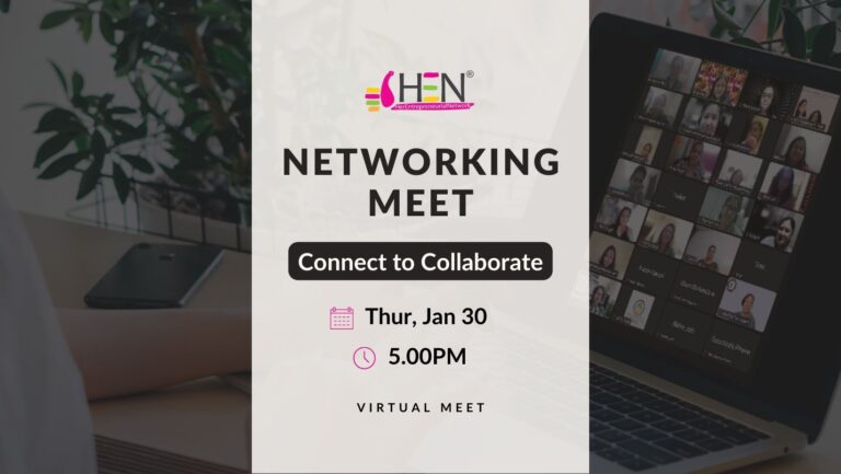 HEN Virtual Networking Meet for women entrepreneurs