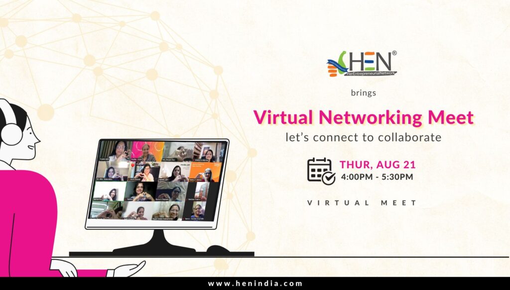 HENIndia virtual networking meet August 2025
