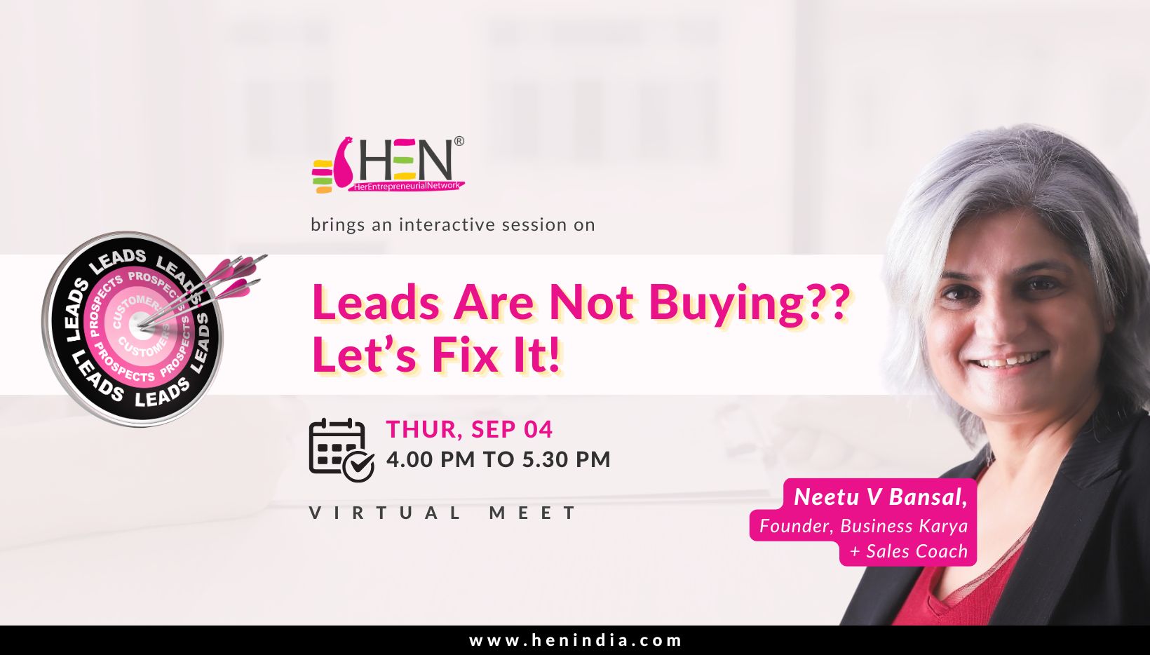 Leads are not buying lets fix it by Neetu V Bansal