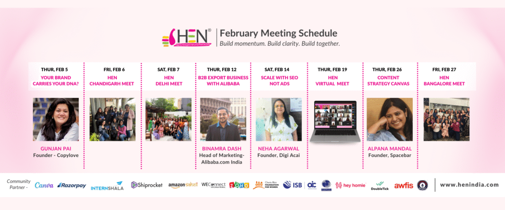 HEN February 2026 Meeting schedule