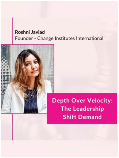 Insta Live with Roshni Javiad