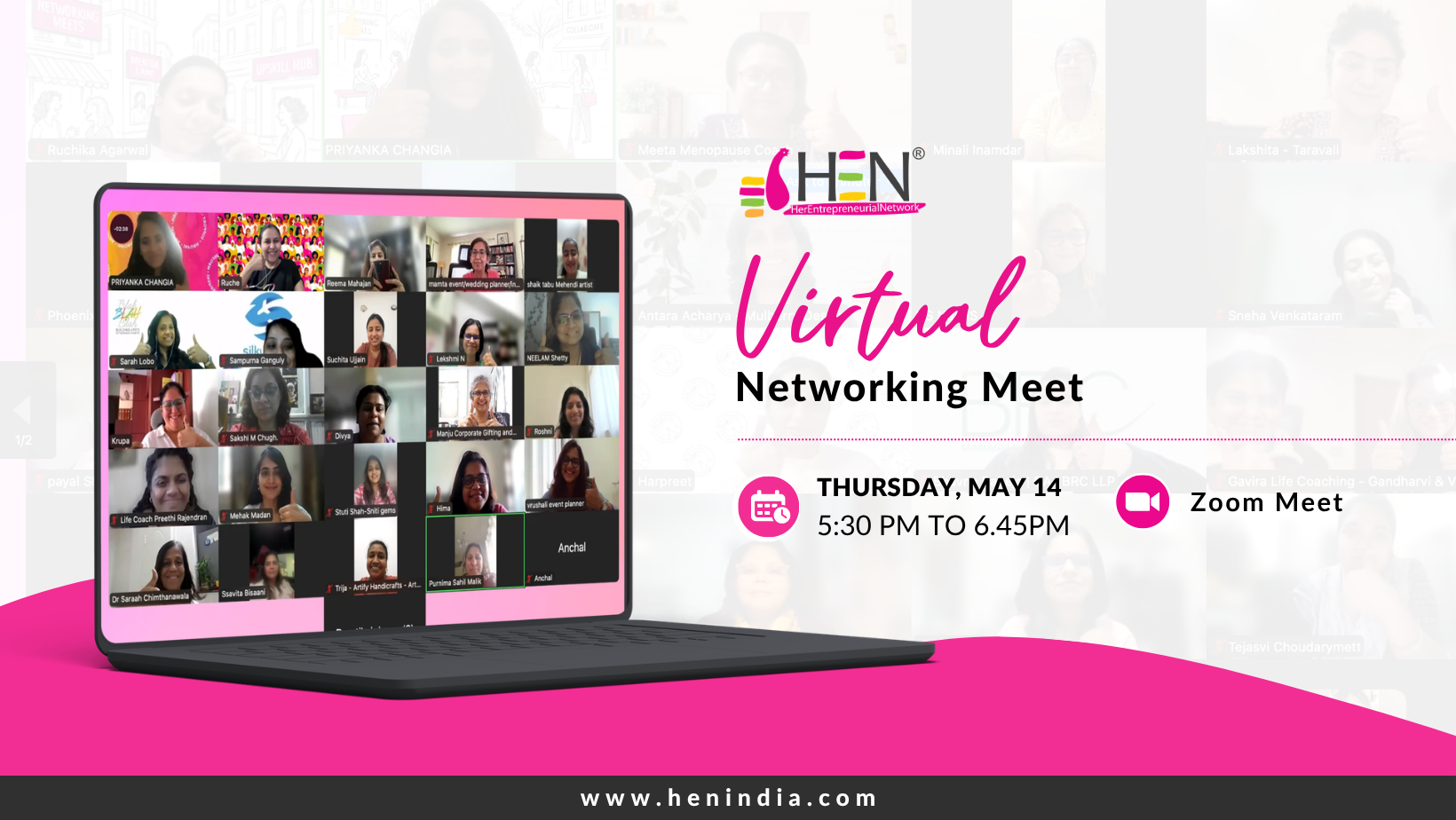 HEN Virtual networking meet for women entrepreneurs