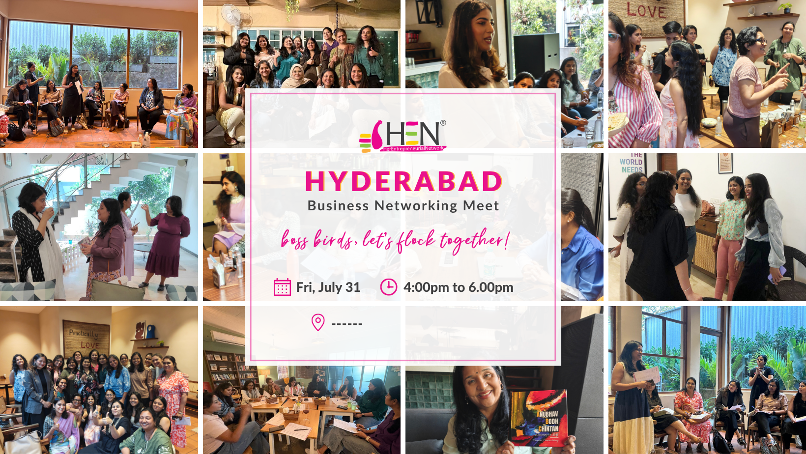HEN Hyderabad Business Networking Meet July 2026