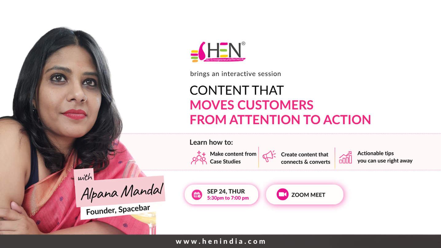 Content That Moves Customers From Attention to Action HEN September Event