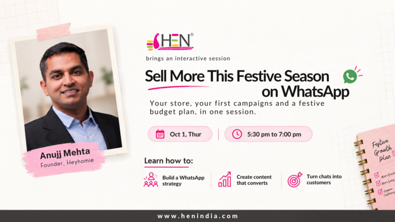 Sell More This Festive Season, on WhatsApp